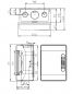 Preview: IDE CDN4PT IP65 ABS Aufputz Feuchtraumverteiler 1x 4TE Elektro Verteiler plombierbar mit Tragschiene