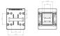 Preview: IDE CDN6PT/RR AP Feuchtraumverteiler 1x 6TE IP65 transparenter Klappe mit HS+N-/PE-Klemme  + Kabeleinführungen