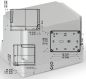 Preview: IP66 polycarbonate housing 175x125x125 mm LxWxH 25mm base