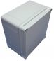 Preview: polycarbonat housing 400x400x185mm plastic smooth gray IP66