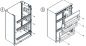 Preview: Mounting frame 800x600mm 5-row with field cover 130TE (5x 26TE)