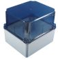 Preview: GSLT171 plastic box gray 175x151x155mm LWH with transparent cover IP65-IP67 - VPE