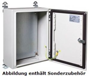 ATEX Schaltschrank 400x400x200mm HBT Stahlblech eintürig IP66 RAL7035