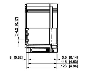 Polycarbonatgehäuse 300x200x132mm IP66 mit glattem Unterteil und transparentem Deckel