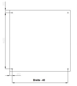 Schaltschrank 600x800x250 mm HBT mit Sichttür IP66