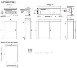 Wall Mounting Enclosure RAL7035 IP66 single door - - Kopie