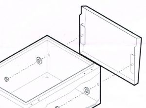 Rain cover B200xT150 for control cabinet GN