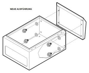 Rain cover B200xT150 for control cabinet GN