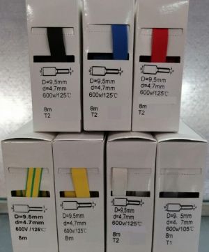 8m BOX red 2:1 3/8'' shrink tubing 9.5mm / 4.7mm without glue