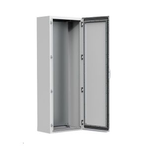 Control cabinet 1800x800x400 mm HWD 1-door IP55 with mounting plate