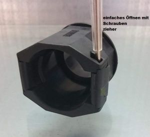 straight M12 screw connection metric on corrugated tube NW7.5