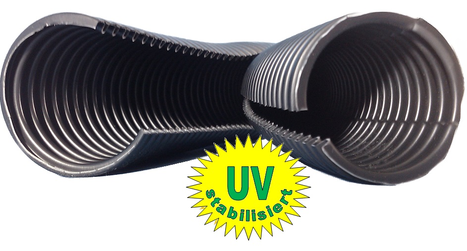  75mm Leerrohr UV-beständig Wellrohr Wellschlauch Elektro  Kabel Schutz Rohr