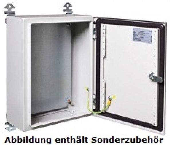 ATEX Schaltschrank 300x400x200mm HBT Stahlblech eintürig IP66 RAL7035