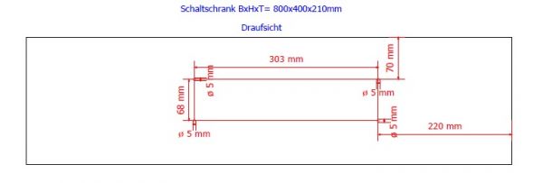 Schaltschrank BHT 800x400x210mm Sondergehäuse 2-türig IP55