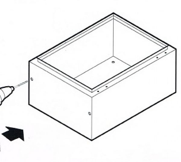 Rain cover B200xT150 for control cabinet GN