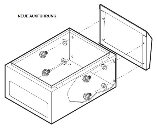 Rain cover B200xT150 for control cabinet GN