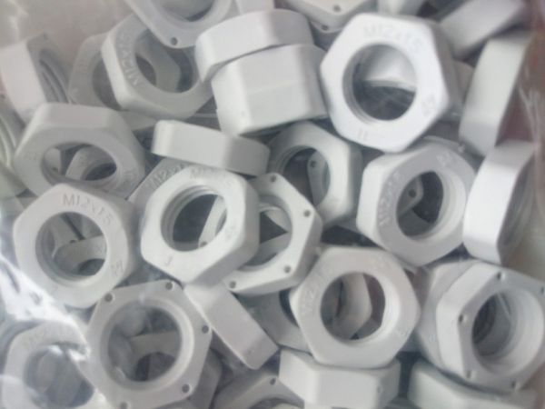 100 pcs. M12x1.5 counter nut light gray PA6 GF reinforced