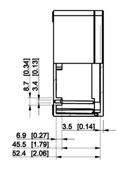 Polycarbonate housing 175x125x60mm LBT gray smooth IP66