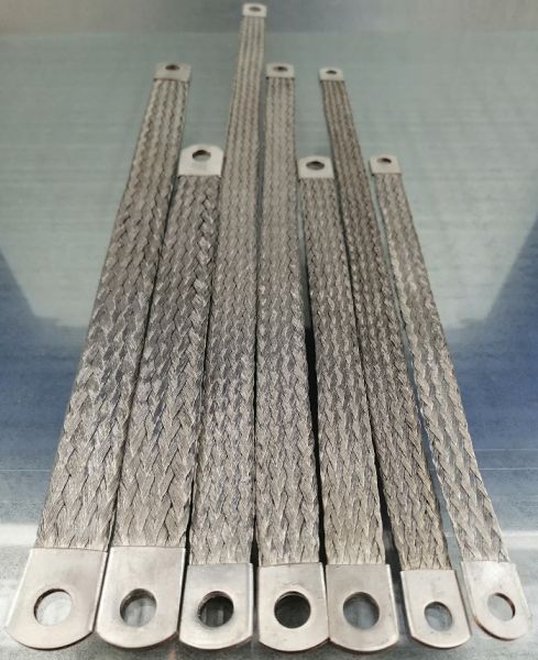 Masseband 10mm ² - Länge 200 mm - M6/M6 - Kupfer verzinnt