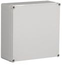ABS housing 300x300x132mm plastic smooth gray IP66