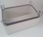 IP66 industrial housing 270x180x141 mm LWH with transparent cover