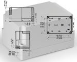 IP66 polycarbonate housing 175x125x100mm LxWxH 25mm base