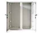 Outdoor floor standing enclosure 1250x1250x420 mm (HBT) 2-door standard door with swing lever handle