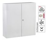 IP55 Schaltschrank  800x1000x400 mm (HBT) 2-türig RAL7035 incl. Montageplatte