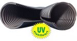 TWIN corrugated pipe NW10 - Ø-ID8.5 - AD13.3 mm 2-part UV-stabilized slotted