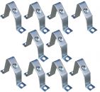 10 pieces 30° carrier rail support M6 - inclined mounting bracket