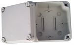 EL111 plastic housing gray 108x108x64mm LWH inside terminal box waterproof 113x113x68 mm HWD - VPE